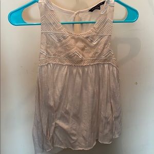 Cream tank top